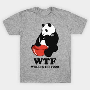 WTF  Where's the Food T-Shirt